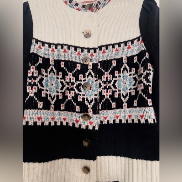 Anthro | Elevenses Buckhaven Sweater Jacket sz 6 VGUC - Picture 5 of 6